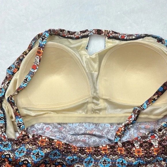 Miraclesuit Peephole Women’s Tankini Bathing Suit Top Nefertiti- Size 16 - Picture 10 of 12